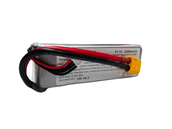 11,1V Li-po Pil 2200mAh 30C 3s Lityum Polymer Batarya