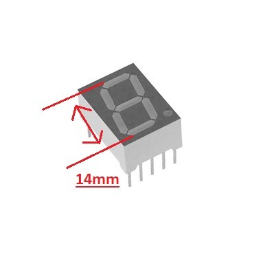 14mm 4'lü 7 Segment Display (Anot)