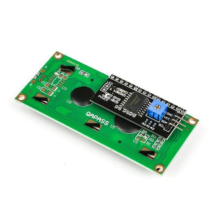 16x2 Karakter LCD Ekran I2C Modüllü - Mavi