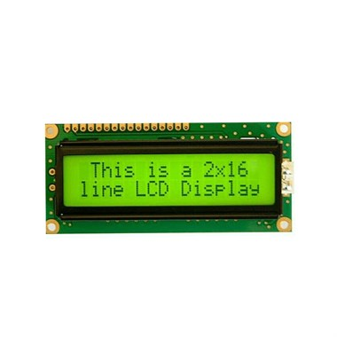 16x2 Karakter LCD Ekran Pinli - Yeşil