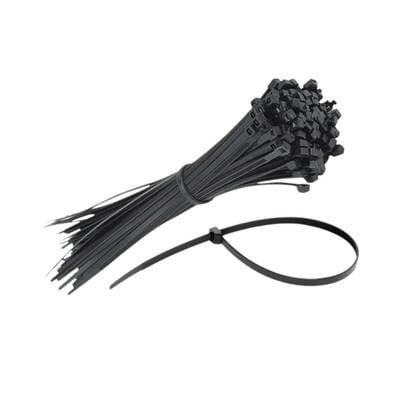 2.5x150mm Kablo Bağı Siyah Cırt Kelepçe 100 Ad