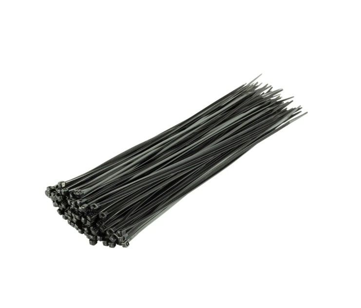 3.6x140mm Kablo Bağı Cırt Kelepçe Siyah 100 Adet