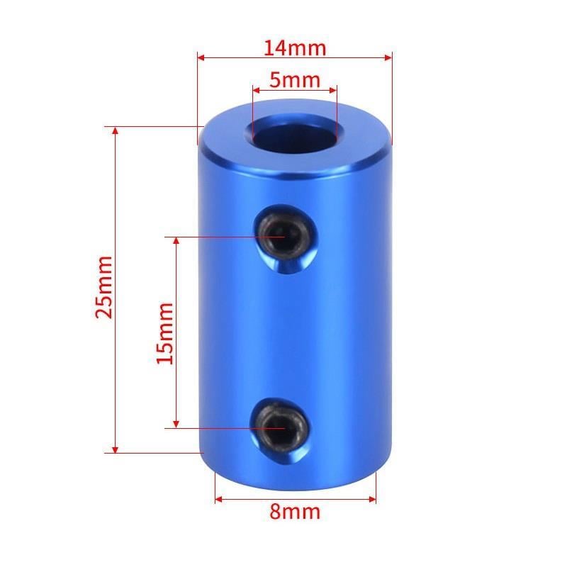 3D Yazıcı 5x8mm Sabit Kaplin Şaft
