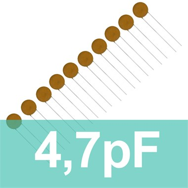 4.7pF Seramik Kondansatör (10 Adet)