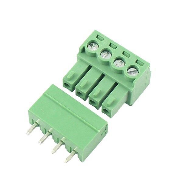 4 Pin 3.81mm 180 Derece Takım Klemens 
