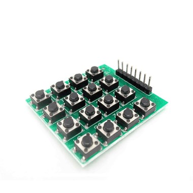 4x4 Matrix 16 Tact Buton Keypad Modülü