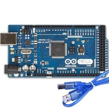 Arduino Mega 2560 R3 (Orjinal - ATmega2560 Chip) USB Kablo Hediye