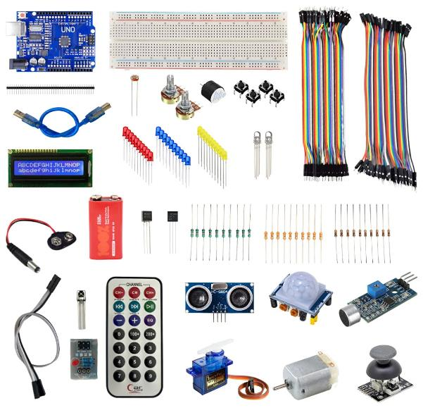 Arduino Süper Başlangıç Seti - 29 Çeşit 167 Adet