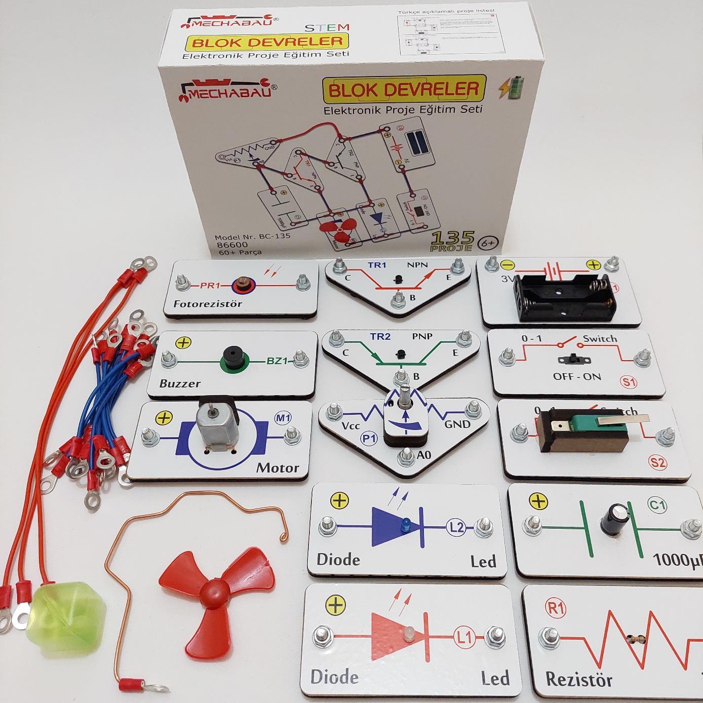 Blok Devreler Elektronik Devre 135 Proje