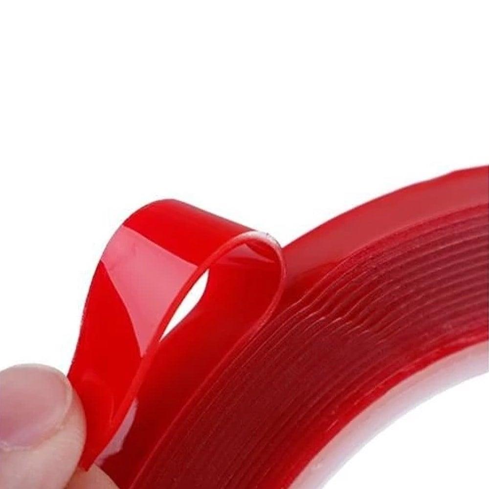 Çift Taraflı Şeffaf Silikon Bant 18mm 1.4mt