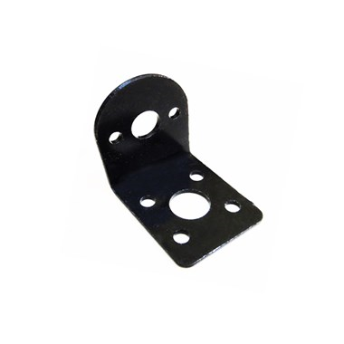 DC Motor Tutucu (L Tipi) Alüminyum Sabitleme Aparatı (Siyah) 30x27.5x30mm