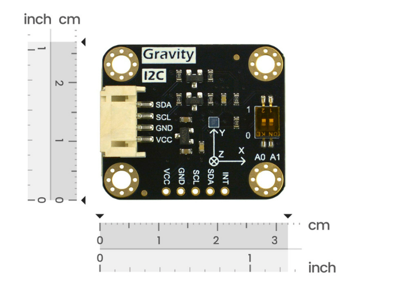 DFROBOT Gravity BMM150 Üç Eksen Manyetometre Sensörü