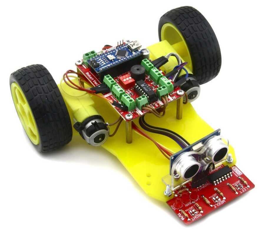 DuoBot Çizgi İzleyen ve Engelden Kaçan Robot (dem