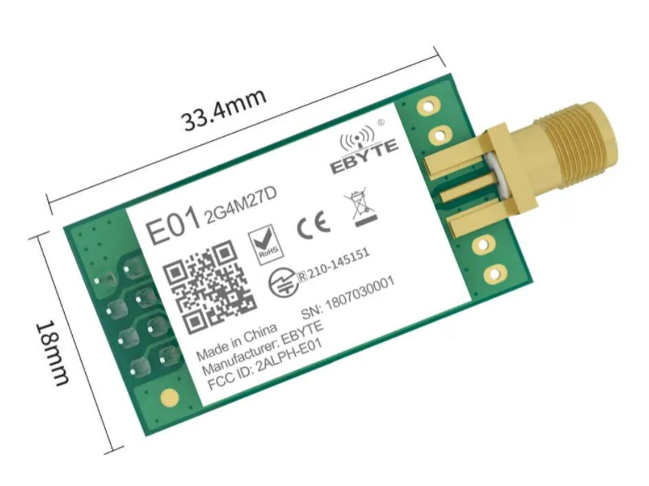 EBYTE E01-2G4M27D 5km 27dBm LoRa Kablosuz Haberleş