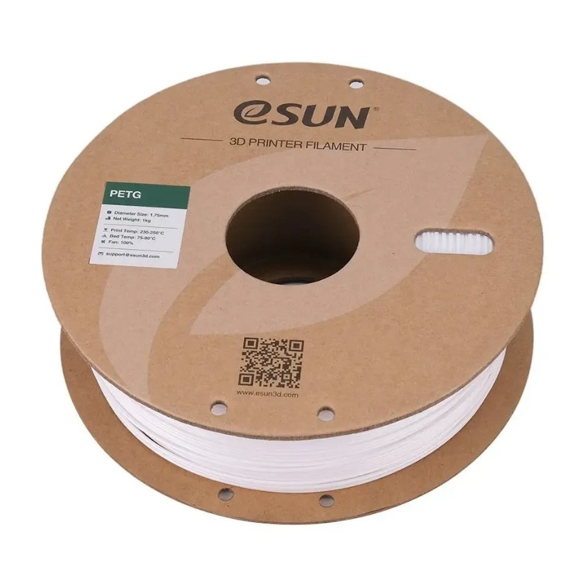 eSUN Beyaz Petg Filament 1.75mm 1 KG