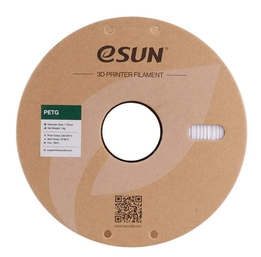 eSUN Beyaz Petg Filament 1.75mm 1 KG
