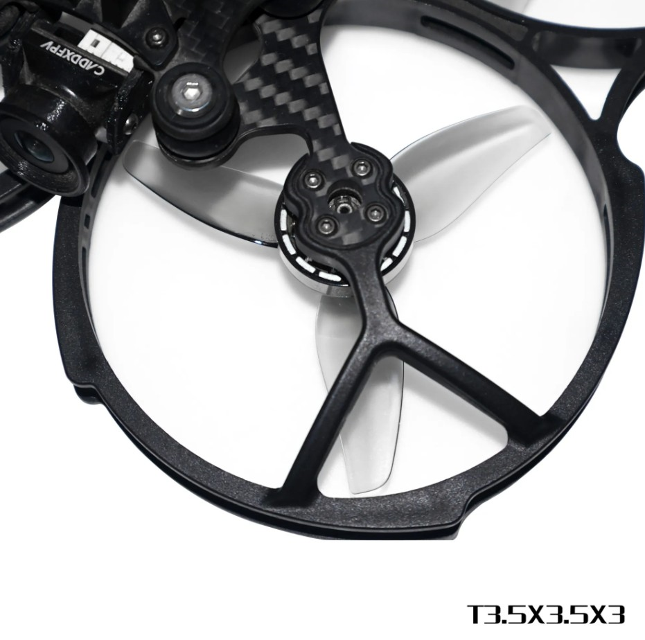 HQProp T3.5X3.5X3 Gri Poly Carbon 1.5MM 2CW+2CCW Drone Pervanesi