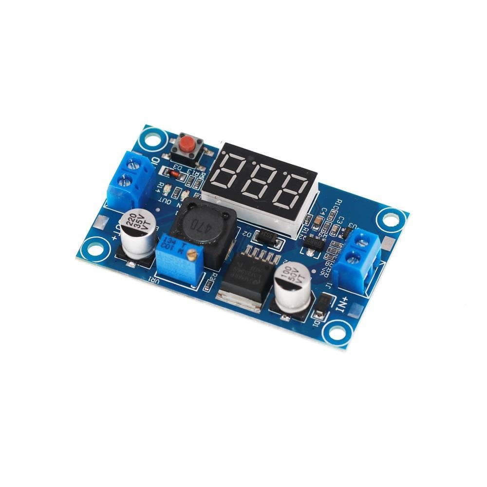 LM2596 Göstergeli Ayarlanabilir Voltaj Regülatör Kartı