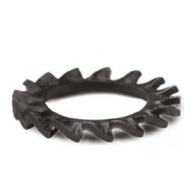 M4 Tırtıllı Pul DIN6798 Demir Siyah