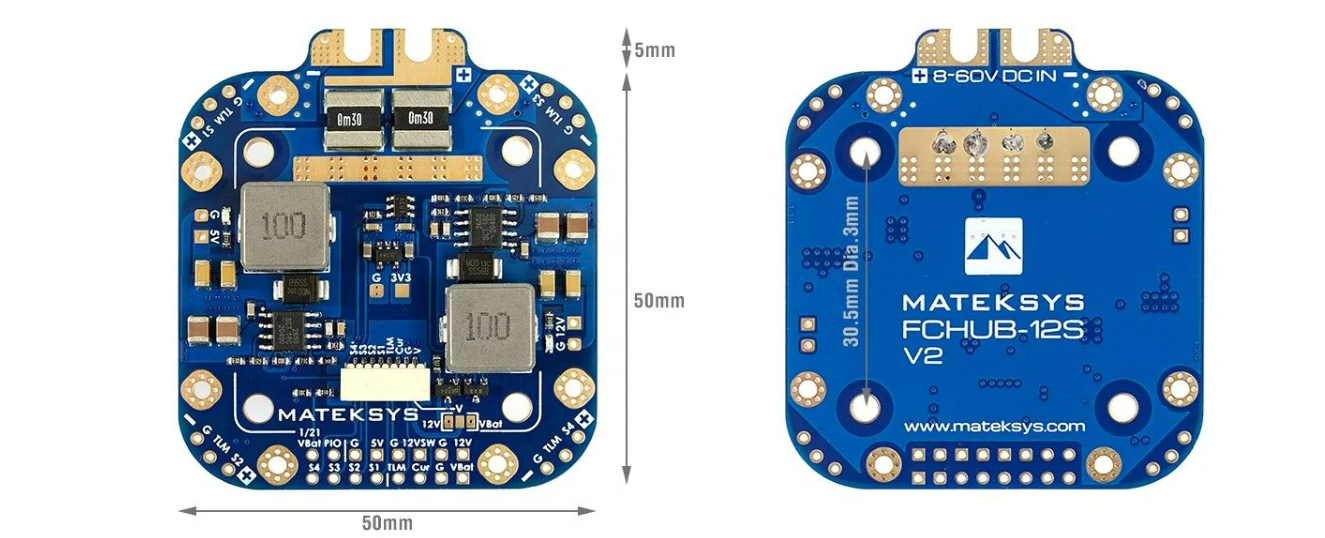 Matek XCLASS PDB FCHUB 12S 