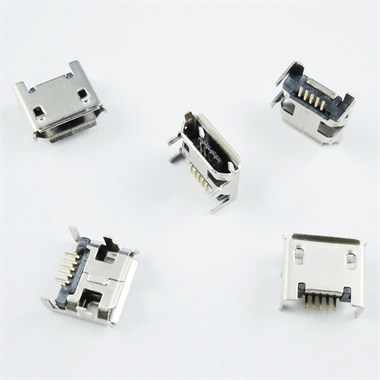 MICRO USB Dip B Tipi Dişi Konnektör