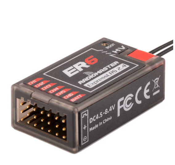 Radiomaster ER6 2.4Ghz ELRS PWM Receiver 