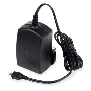Raspberry Pi 3 Orjinal Adaptör 5v 2.5a - Siyah Renk