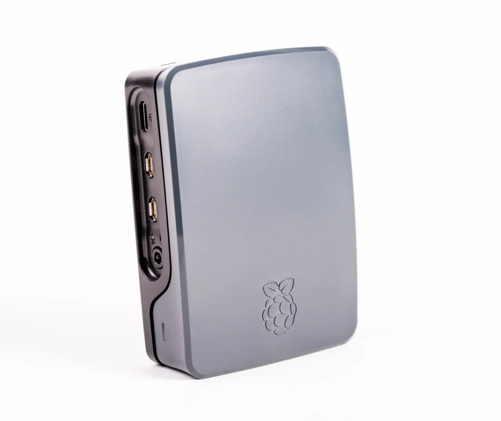 Raspberry Pi 4 Lisanslı Muhafaza Kutusu - Siyah