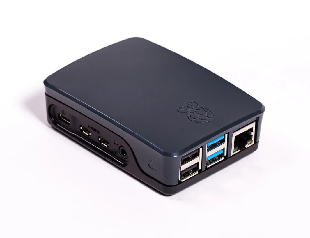 Raspberry Pi 4 Lisanslı Muhafaza Kutusu - Siyah