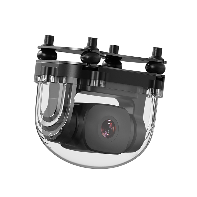 SIYI A2 mini Ultra Geniş Açı FPV Gimbal Tek Eksenli Eğim, 160 Derece FOV, 1080p Starlight Kamera Sensörü, IP67 Su Geçirmez, Ters Mod Desteği