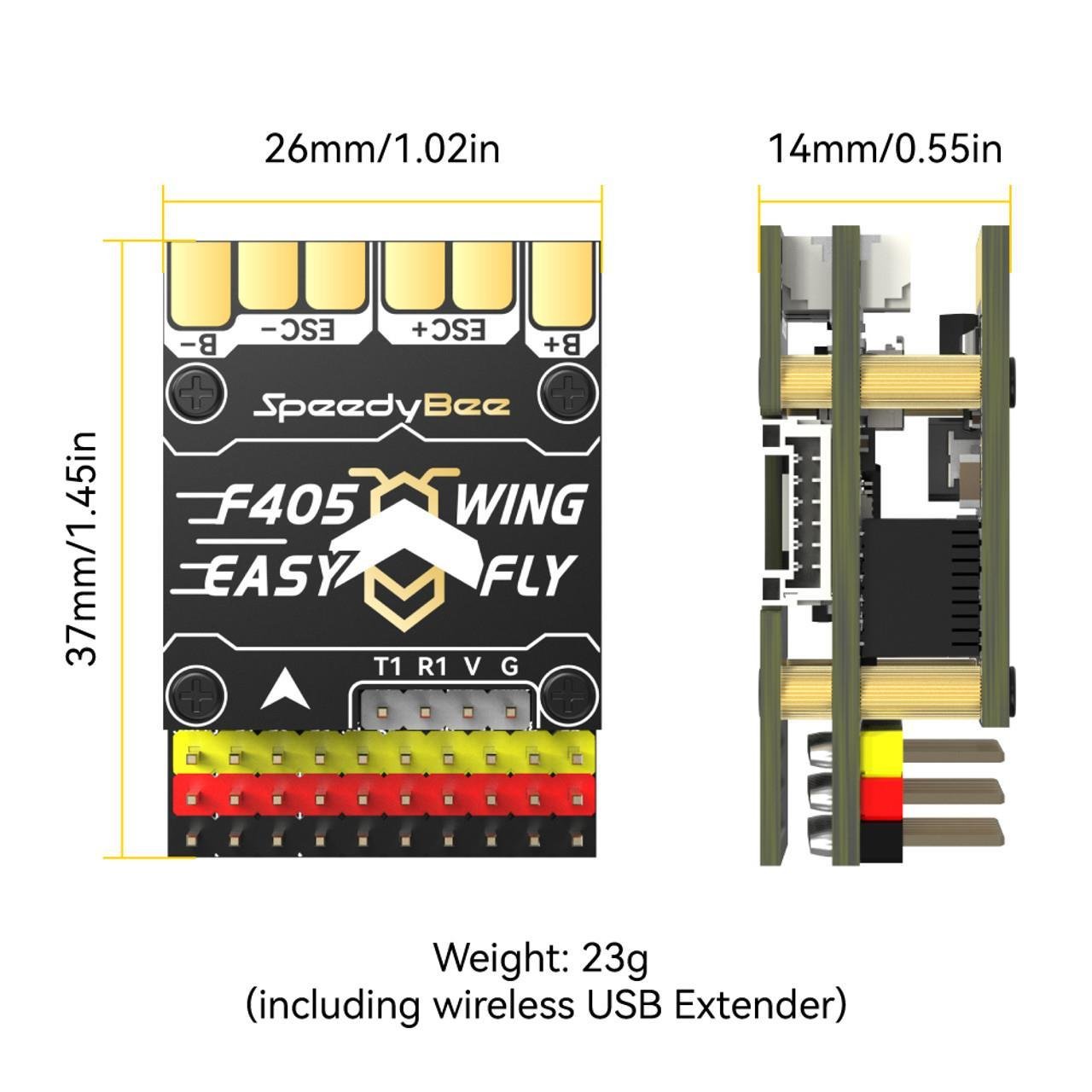 SpeedyBee F405 WING Mini Sabit Kanat Uçuş Kontrol Kartı