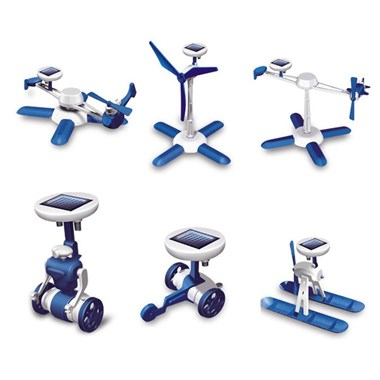 Stem 6lı Güneş Enerjili Robot Eğitim Kiti-6-in-1 Educational Solar Kit