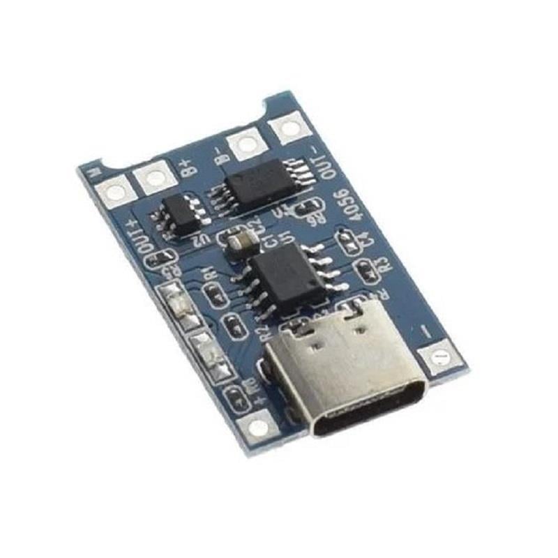 TP4056 Lipo Li-ion Pil Şarj Modülü 1S 3.7V Type-C Pil Şarj Devresi 