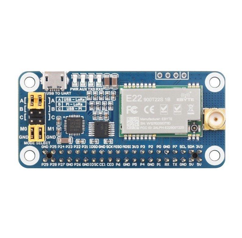 Waveshare SX1262 915Mhz LoRa HAT