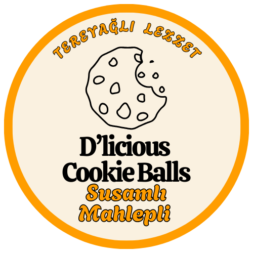 D'licious Cookie Balls Susamlı Mahlepli