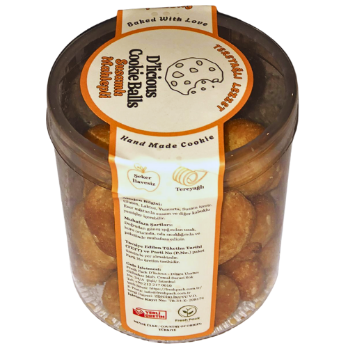 D'licious Cookie Balls Susamlı Mahlepli