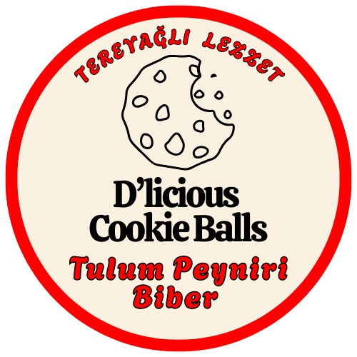D'licious Cookie Balls Tulum Peyniri Biber