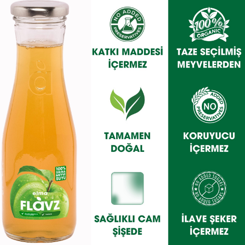 FLaVZ %100 ELMA SUYU 250 ml  
