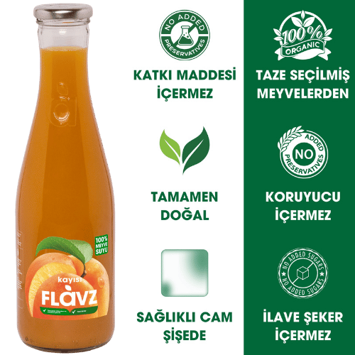FLaVZ %100 KAYISI SUYU 250 ml  