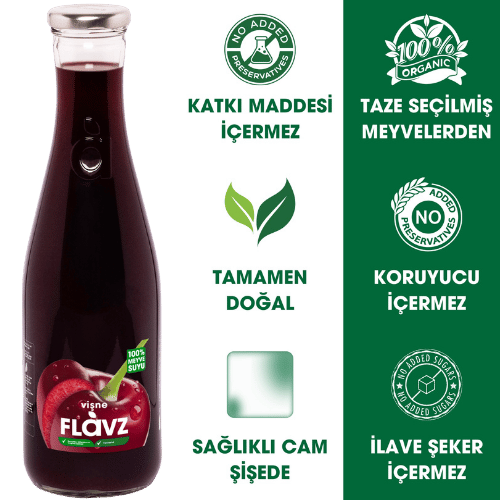 FLaVZ %100 VİŞNE SUYU 250 ml  