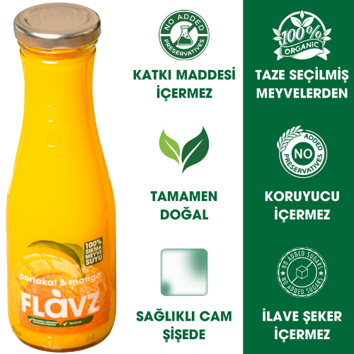 FLaVZ SIKMA PORTAKAL & MANGO SUYU 640 ml 