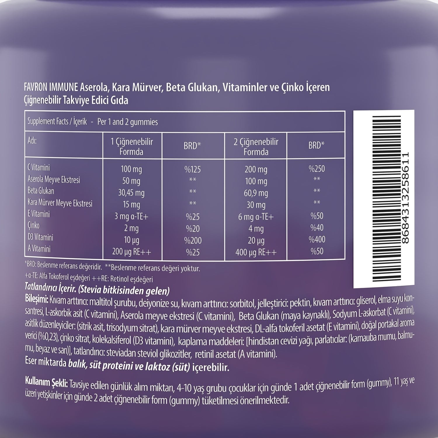 Favron Immune Gummy