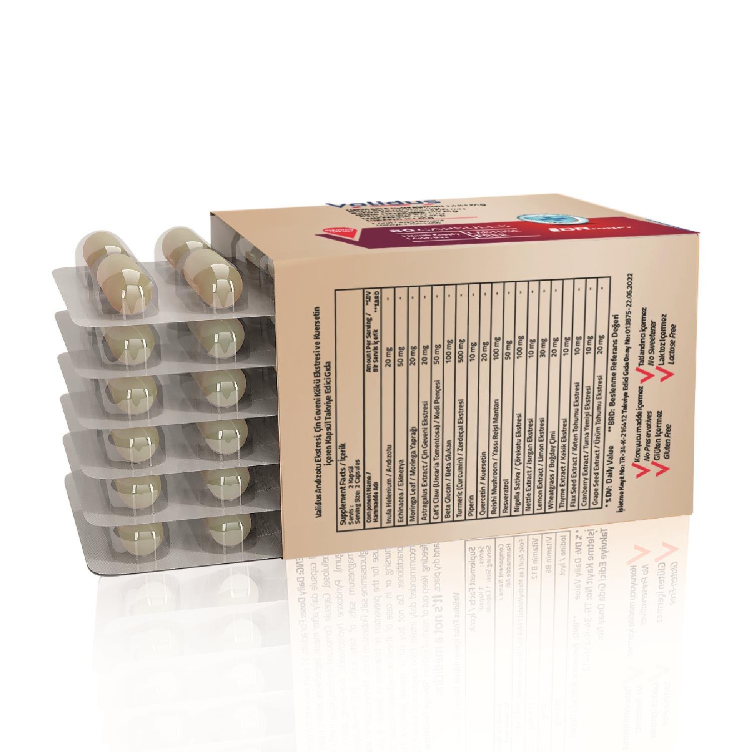 Andız Otu + Astragalus + Quercetin Blister Kapsül