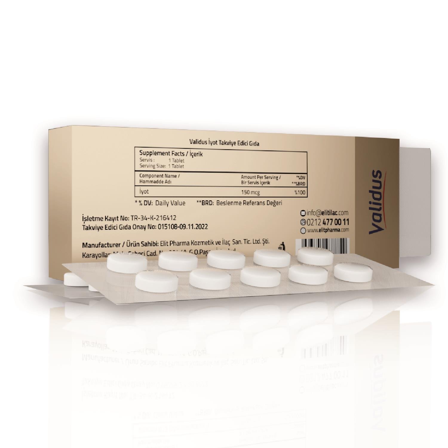 Iodine 150 Mcg 30 Blister Tablets