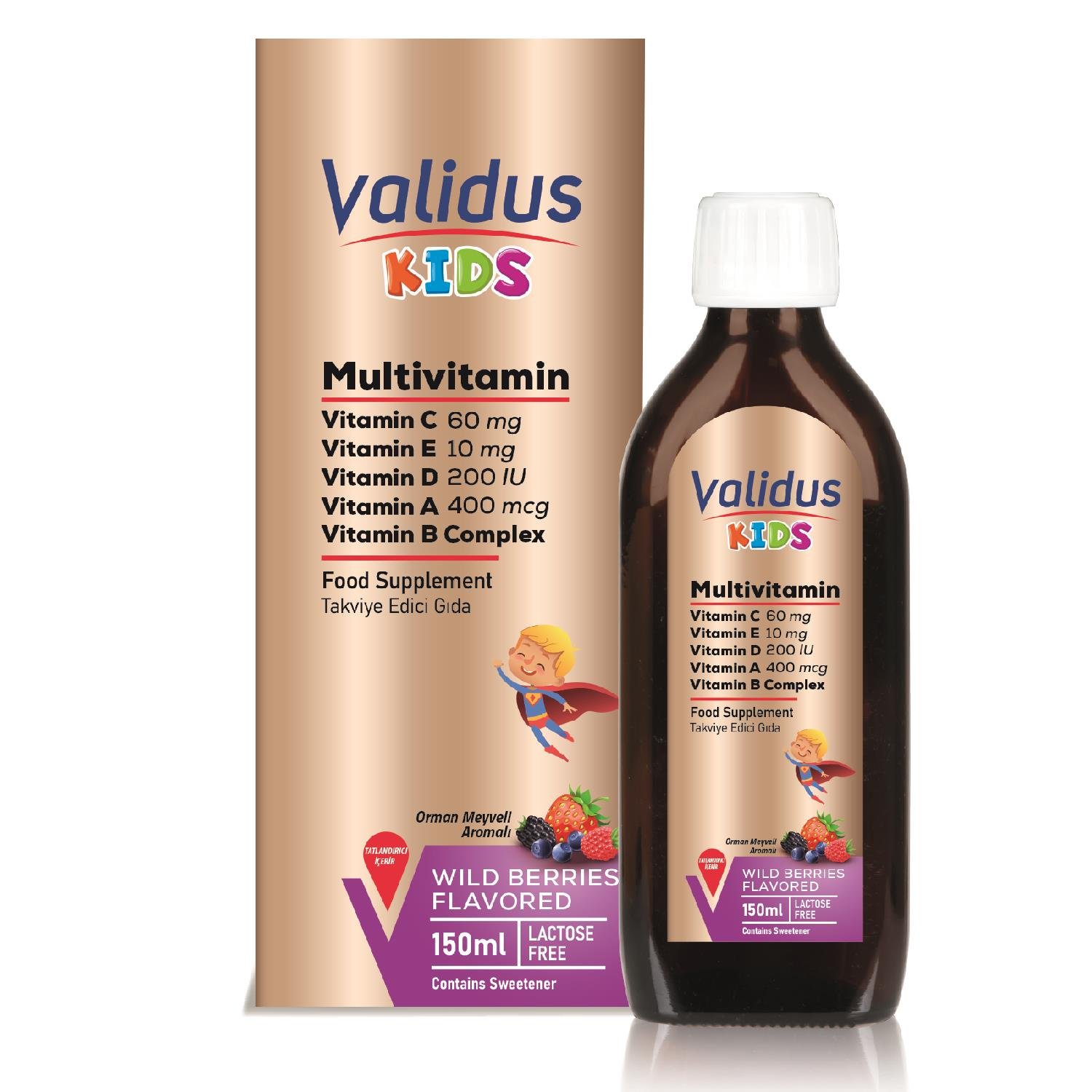 Kids Multivitamin Orman Meyveli Şurup 150 ml