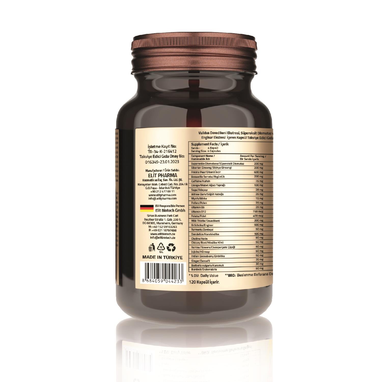Liver Milk Thistle 120 Kapsül
