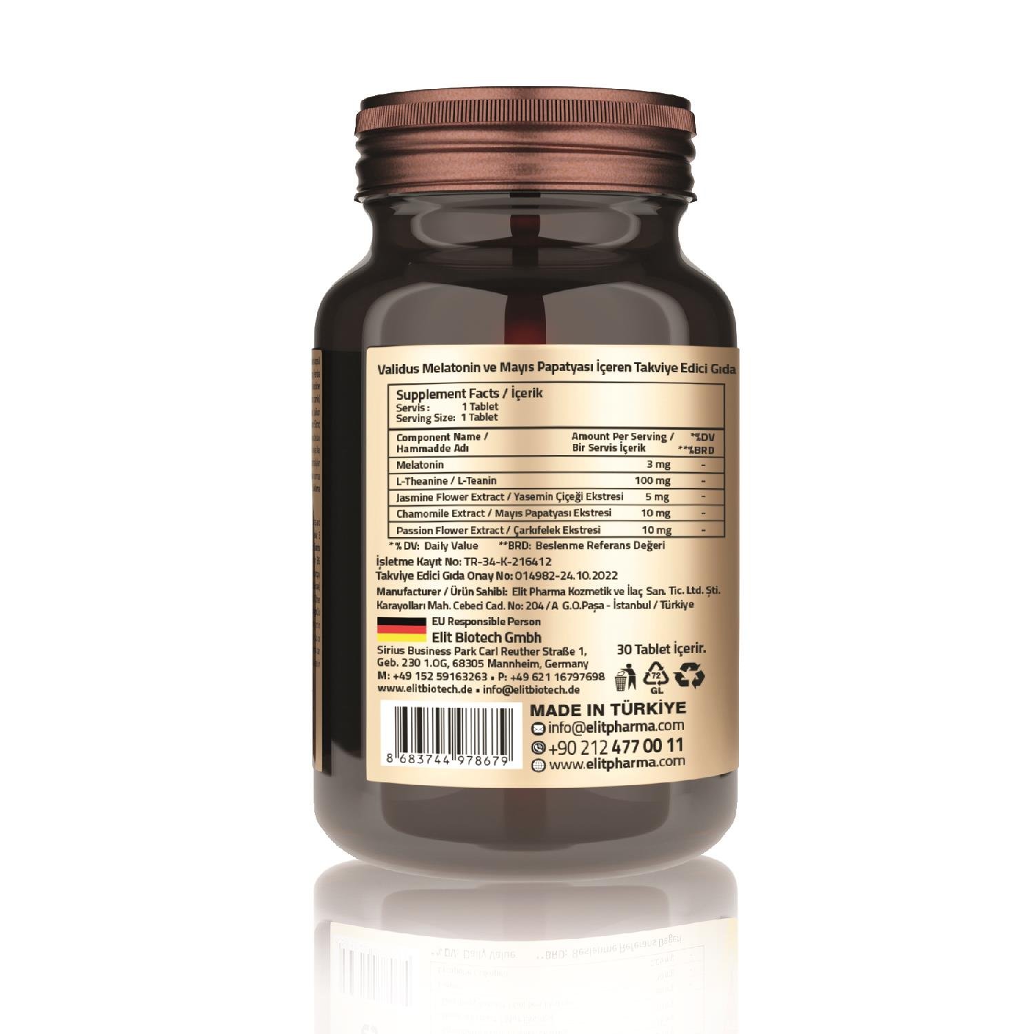 Melatonin 3 Mg 30 Tablet