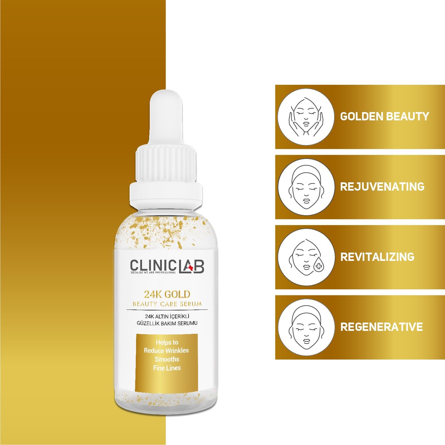 Cliniclab 24K Gold Beauty Care Serum 30 mL