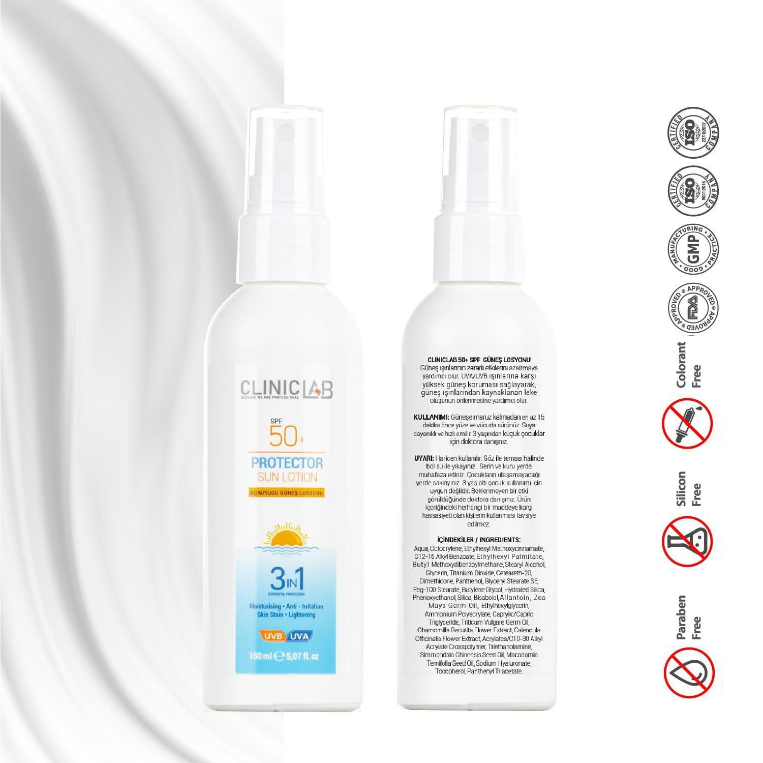 ClinicLab 50+ SPF Protector Sun Lotion 150ml