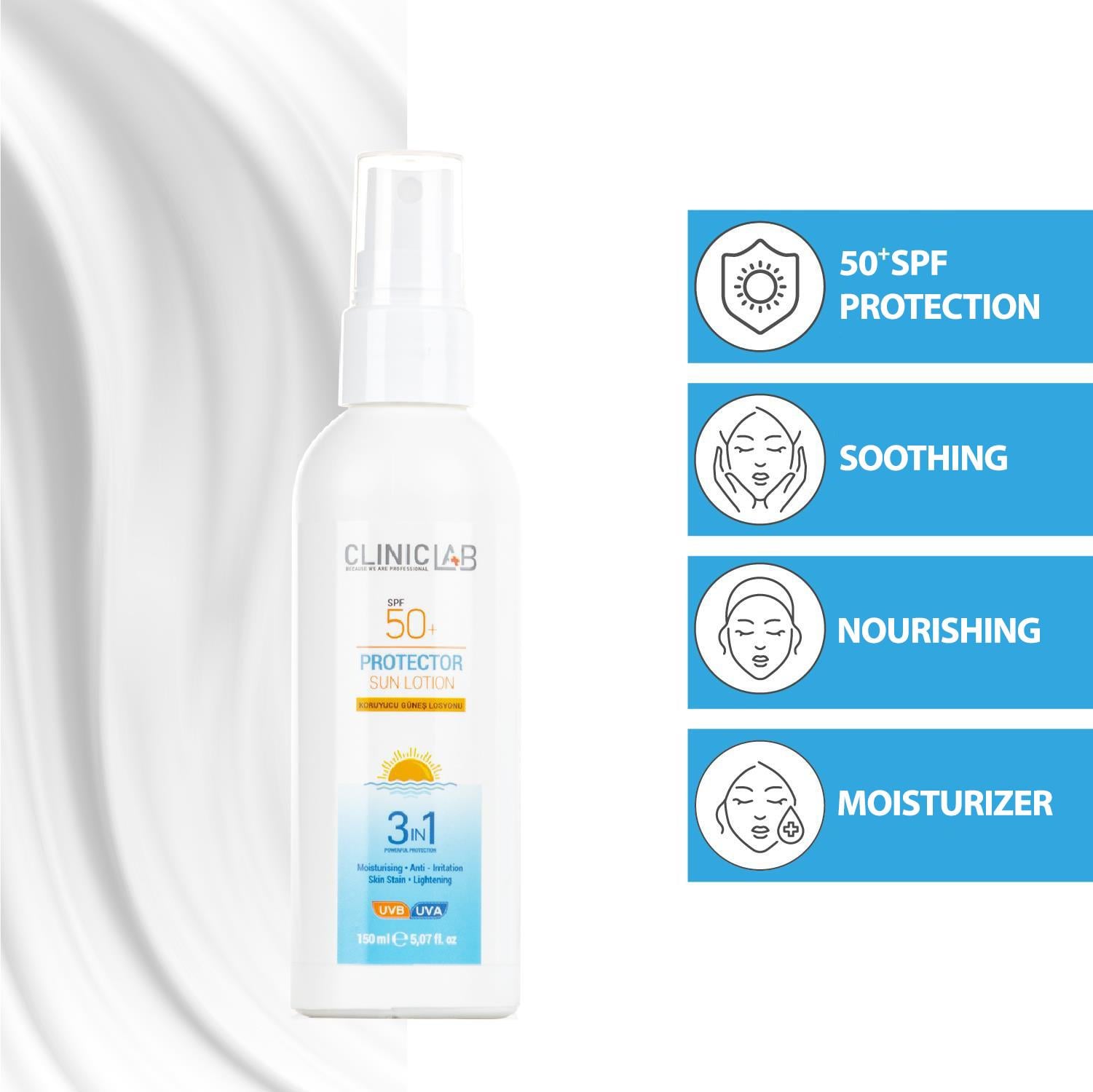 ClinicLab 50+ SPF Protector Sun Lotion 150ml